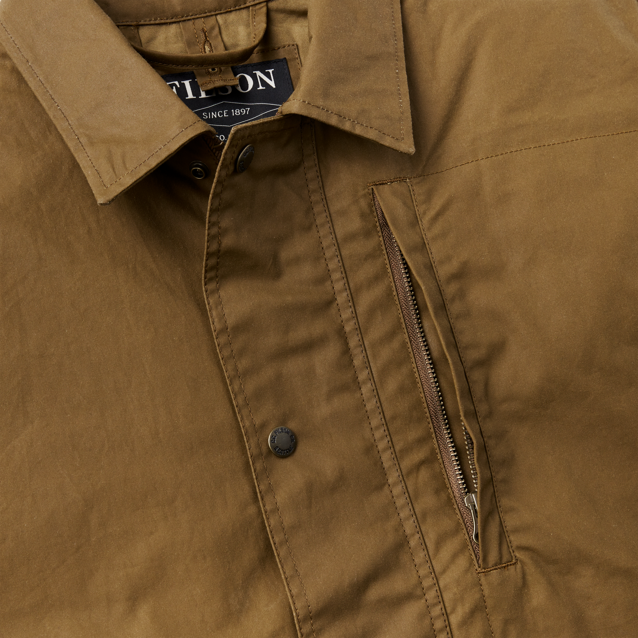 Aberdeen Work Jacket - Dark Tan - Image 6