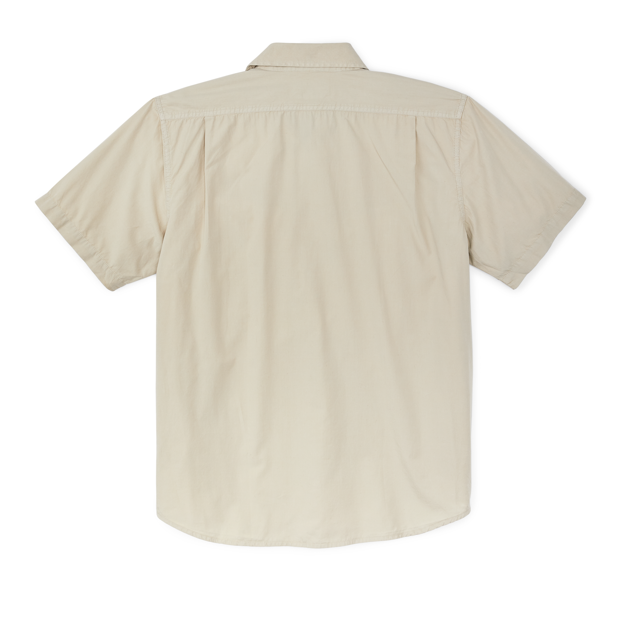 Filson's Washed Short Sleeve Feather Cloth Shirt - River Rock - Image 2