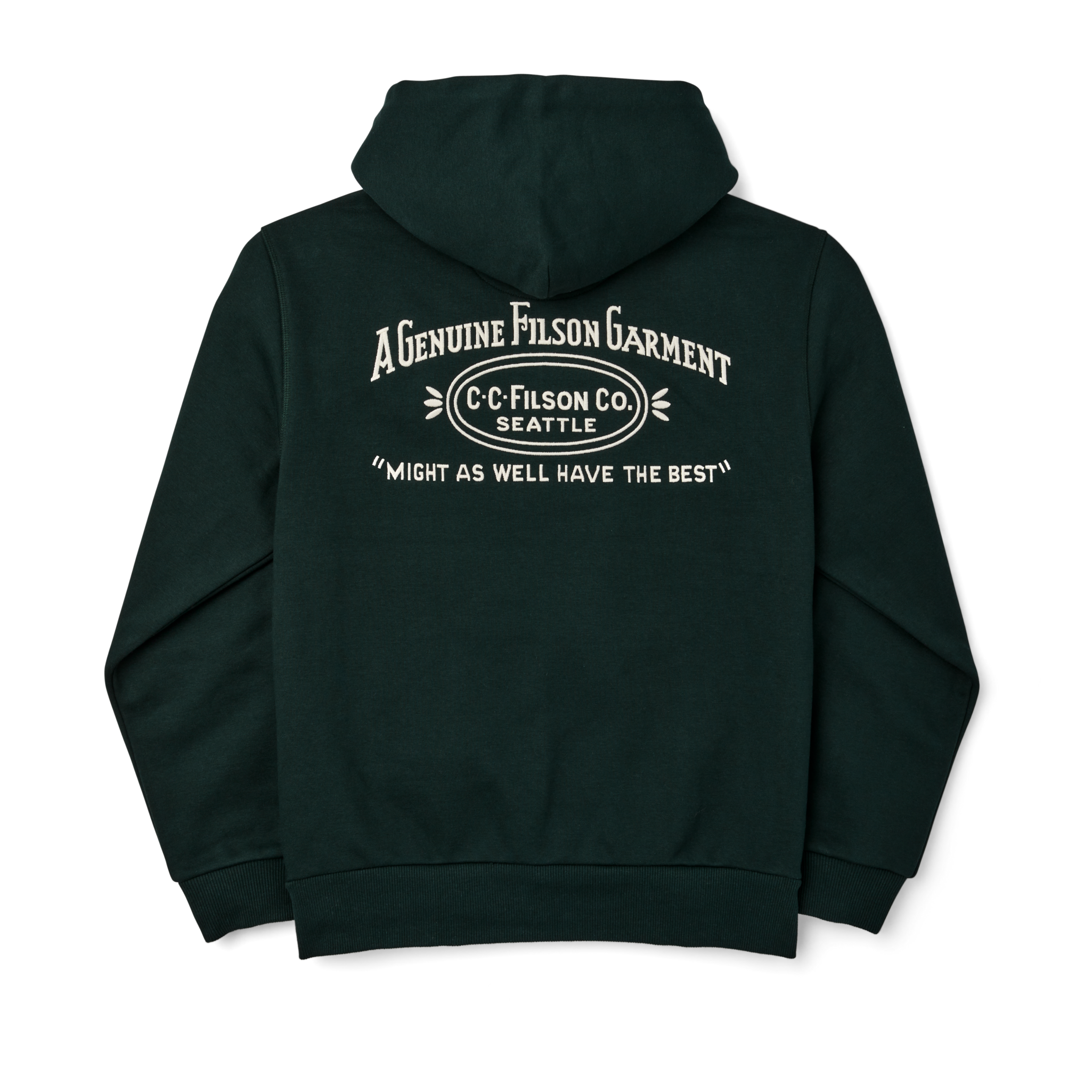 Prospector Embroidered Hoodie - Fir Oval - Image 2