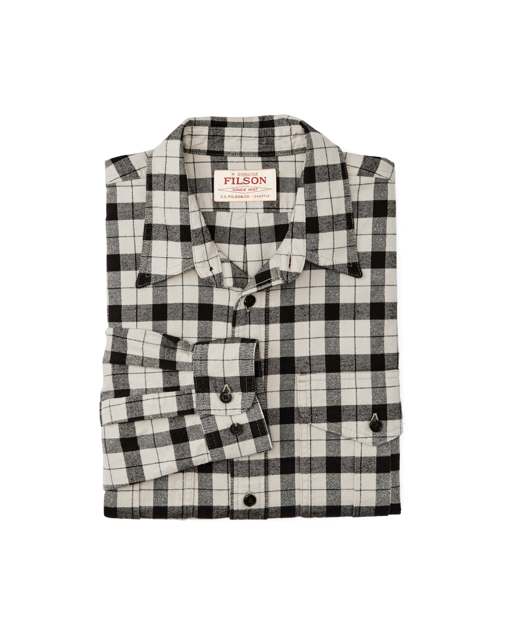 Alaskan Guide Shirt - Cream / Peat / Multi Plaid - Image 7
