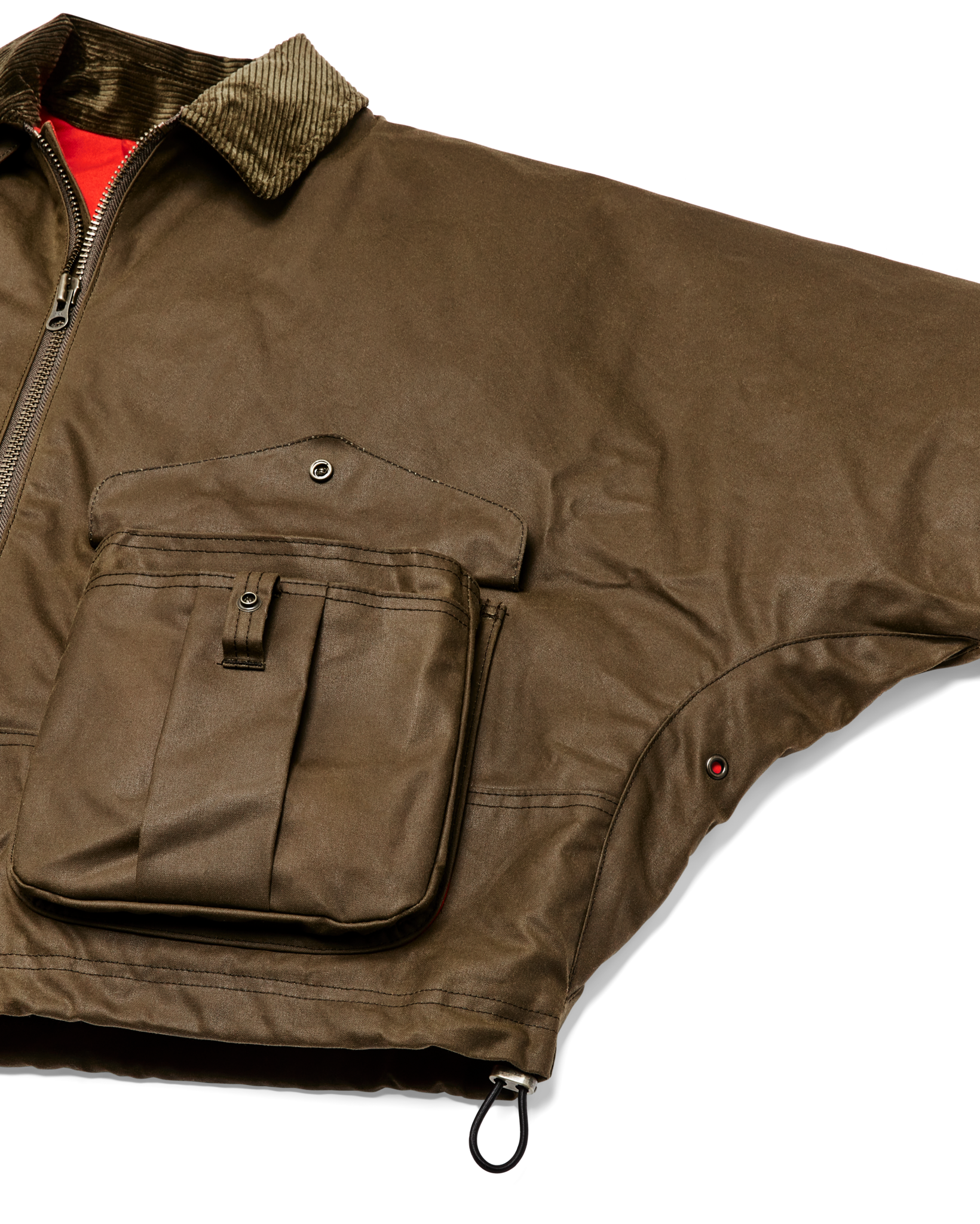 Women's Shelter Cloth Short Work Jacket - Dark Tan - Image 10