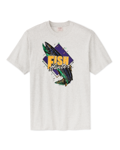 Frontier Graphic T-shirt - Light Heather Gray / Hunter