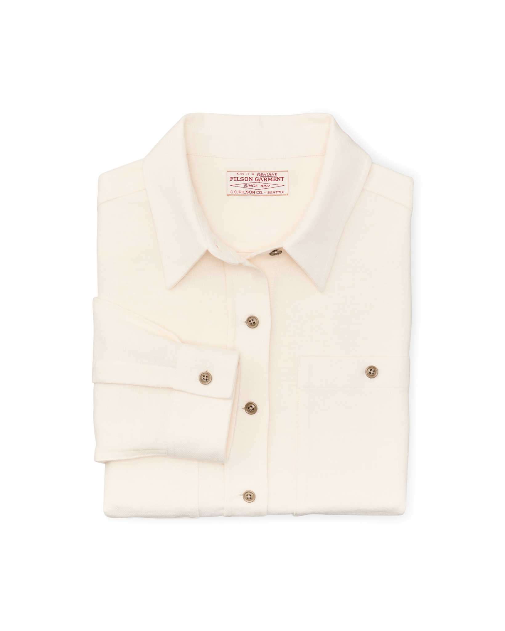 The Women's Rangeland Flannel Shirt - Natural Heather - Image 4