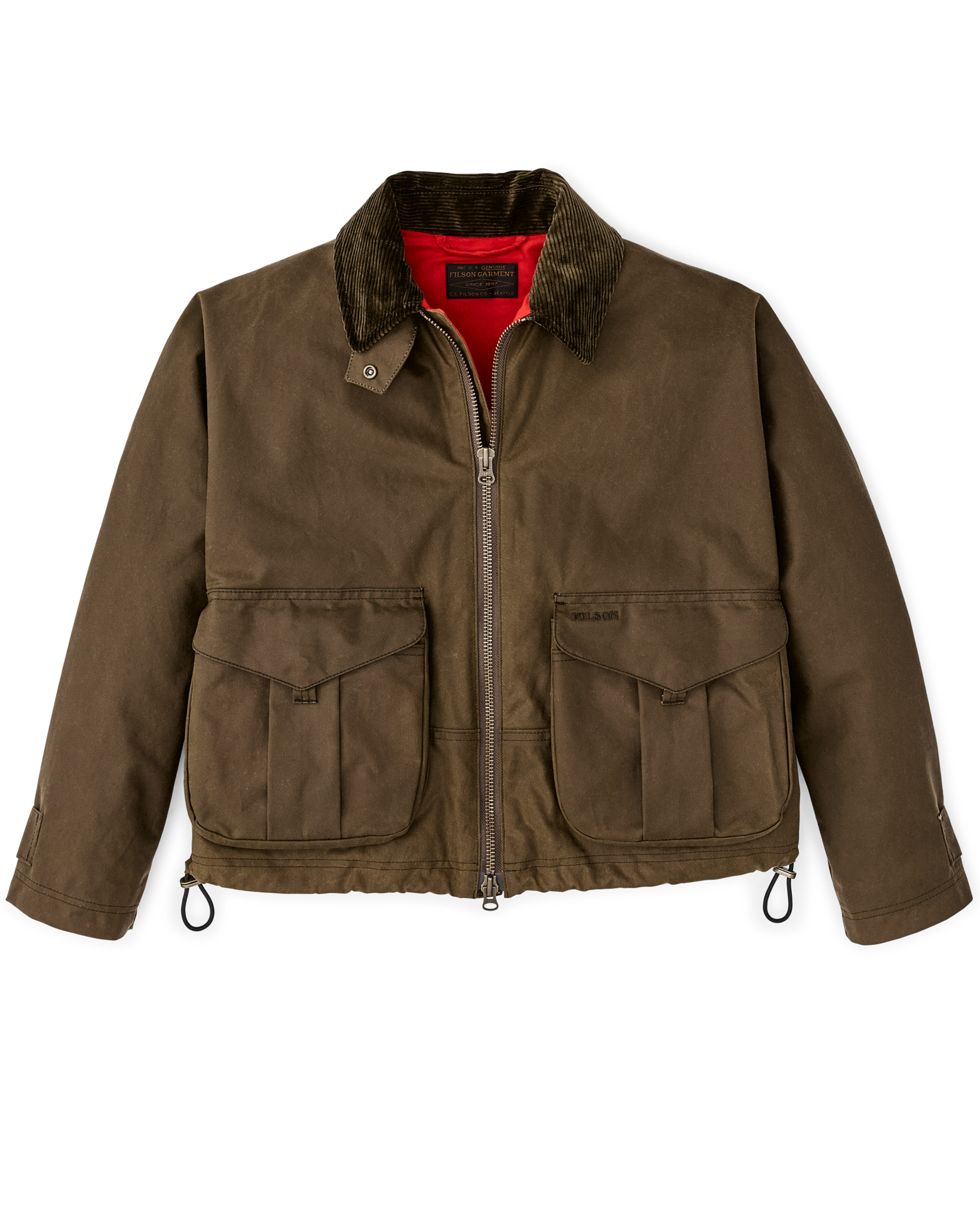 Women's Shelter Cloth Short Work Jacket - Dark Tan - Image 3
