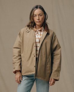 Women's Harbor Front Waxed Jacket - Marsh Tan