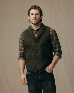 Western Vest - Forest Green
