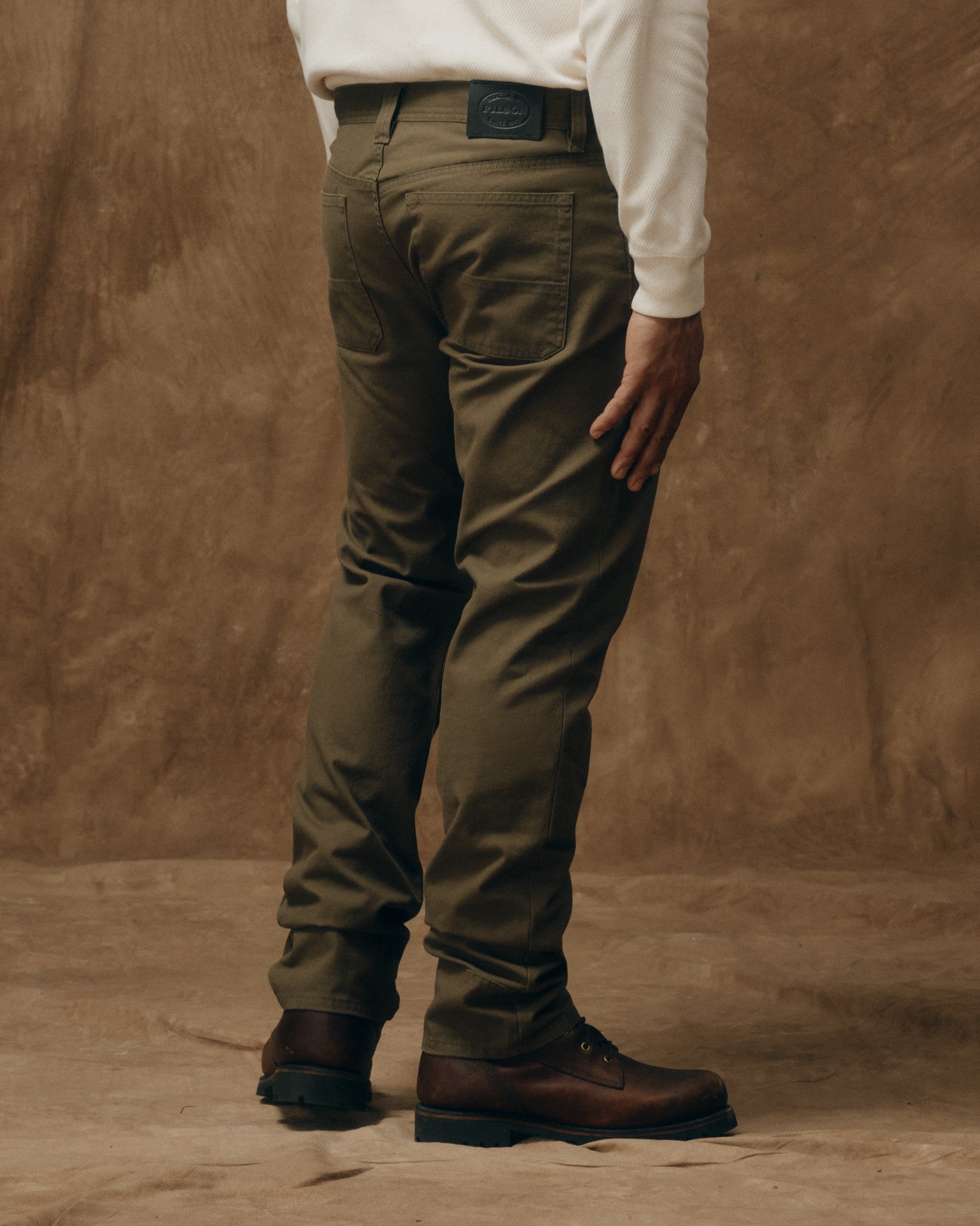 Dry Tin Cloth 5-pocket Pants - Marsh Olive - Image 2