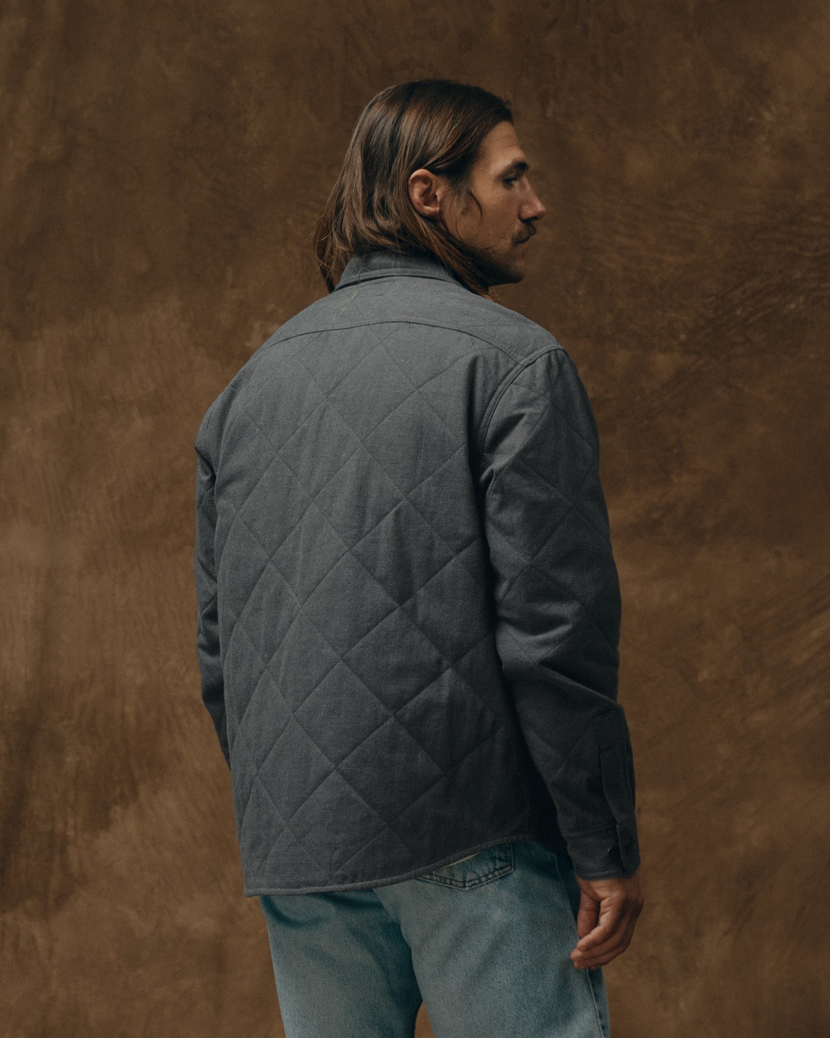 Insulated Flannel Shirt - Charcoal - Image 7