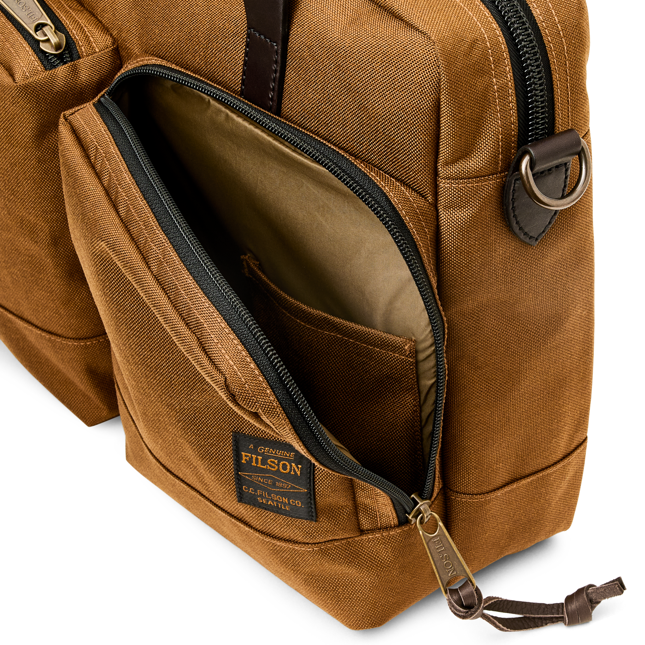 Dryden Briefcase - Whiskey - Image 10