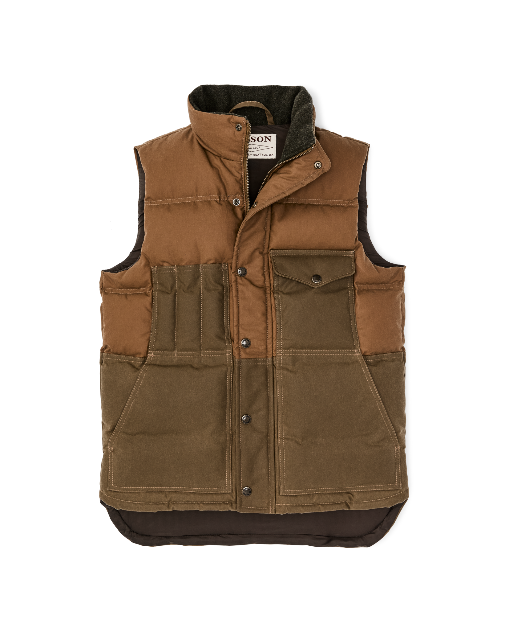 Down Cruiser Vest - Dark Tan - Image 4