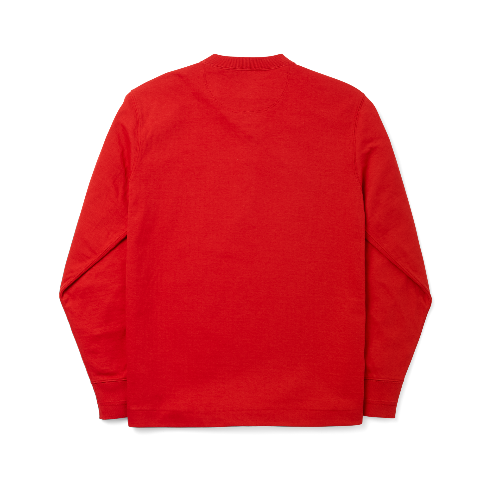 Double Layer Henley - Red - Image 2
