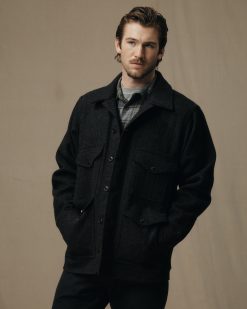 Mackinaw Wool Cruiser Jacket - Charcoal