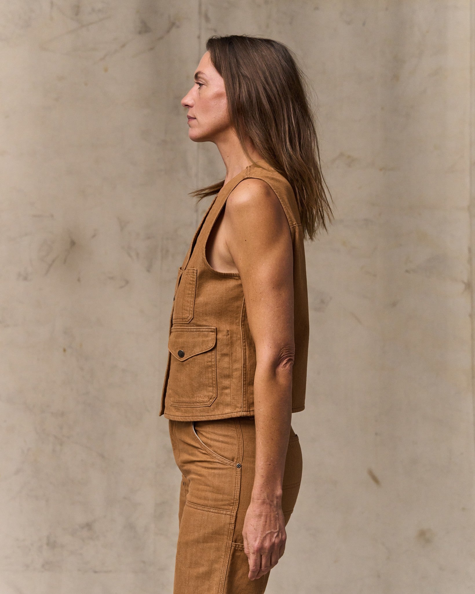 Women's Archive Cruiser Vest - Harvest Tan - Image 3