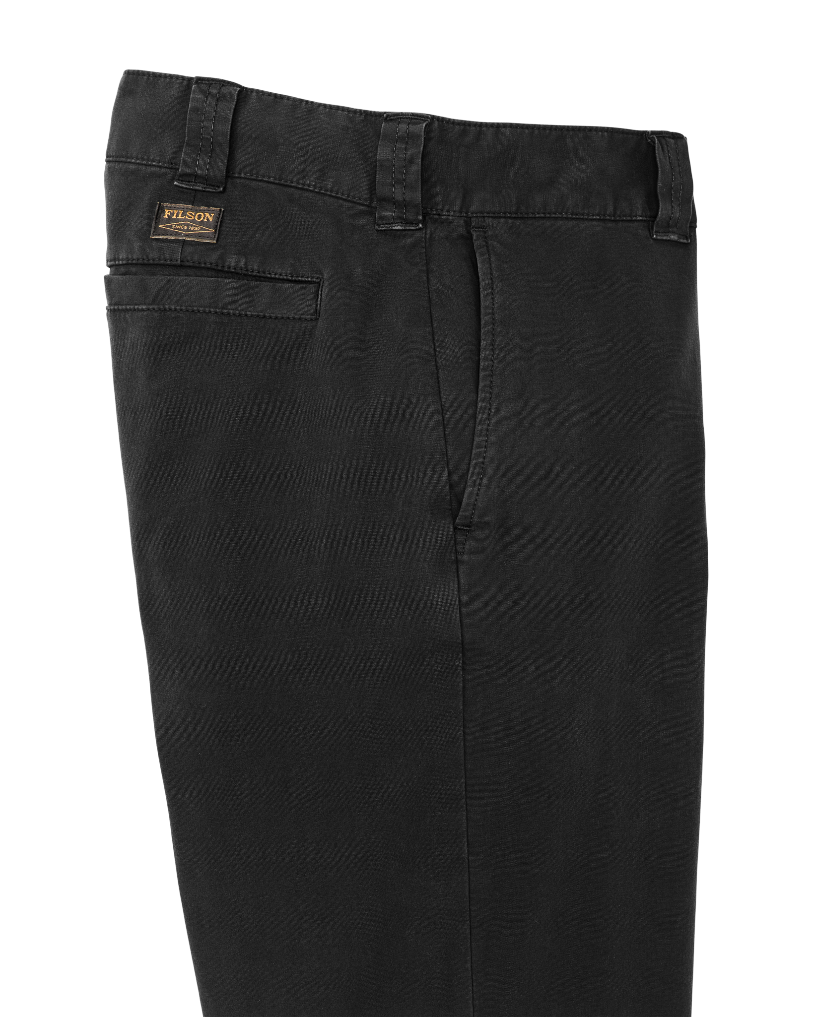 Granite Mountain Flat Front Pants - Washed Faded Black - Image 7