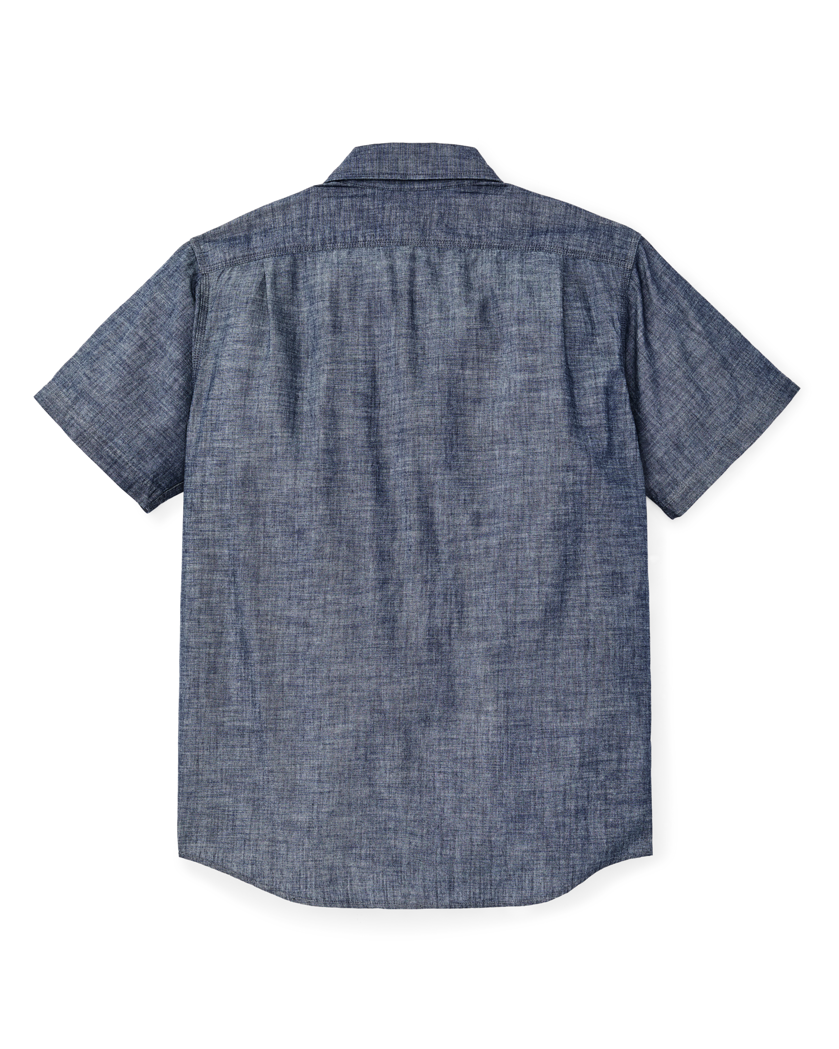 Short Sleeve Chambray Shirt - Vintage Fade - Image 5