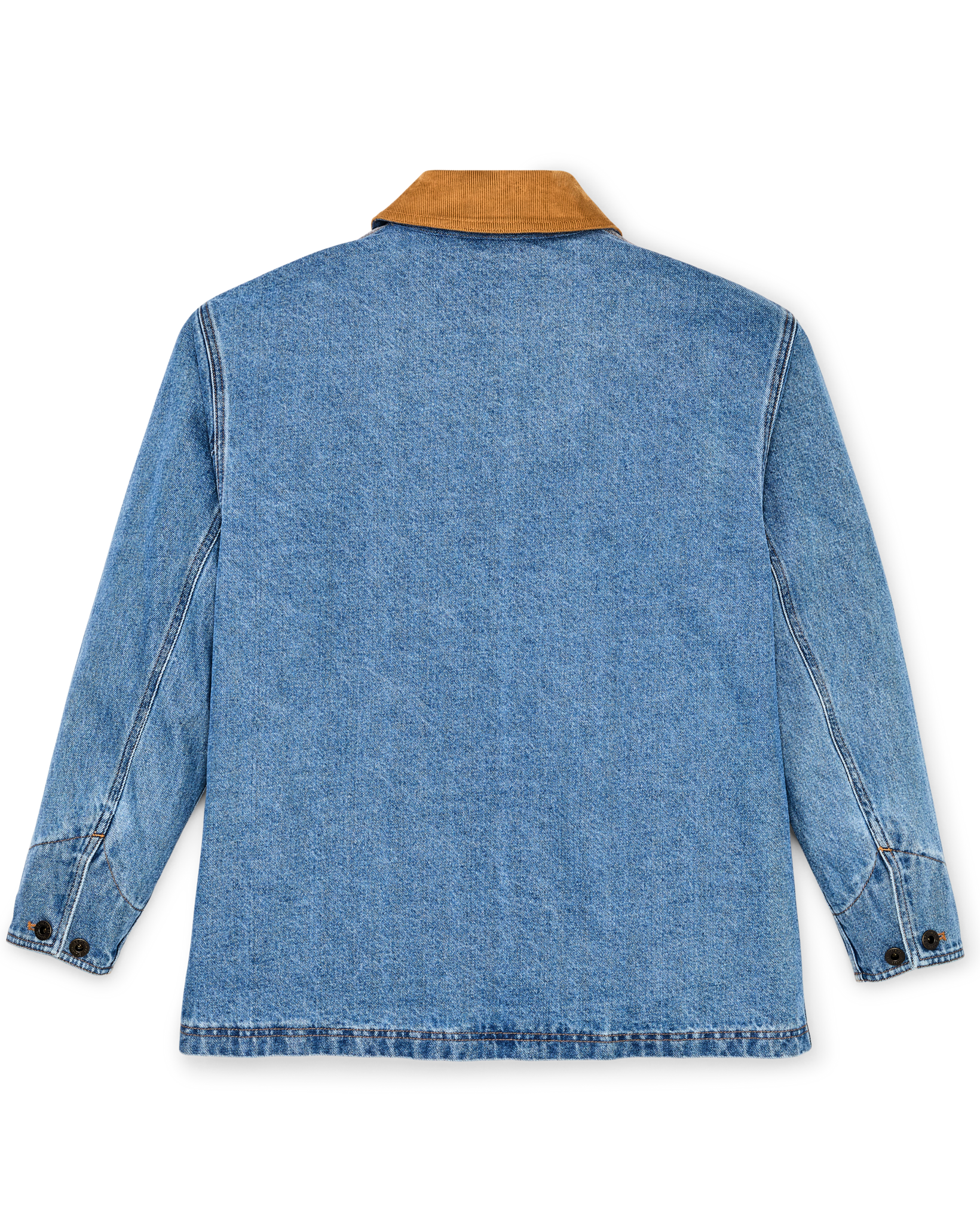 Women's 11-oz. Denim Barn Coat - Light Indigo - Image 7