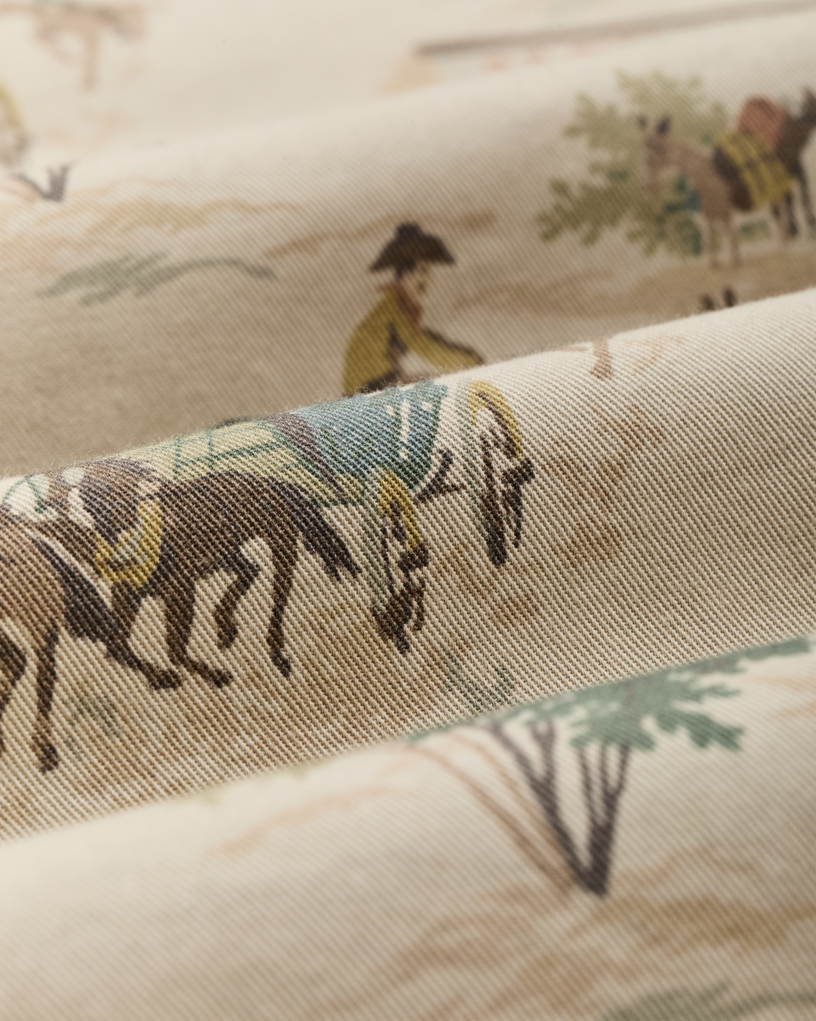 Women's Long Sleeve Twill Camp Shirt - Desert Green / Print - Image 4