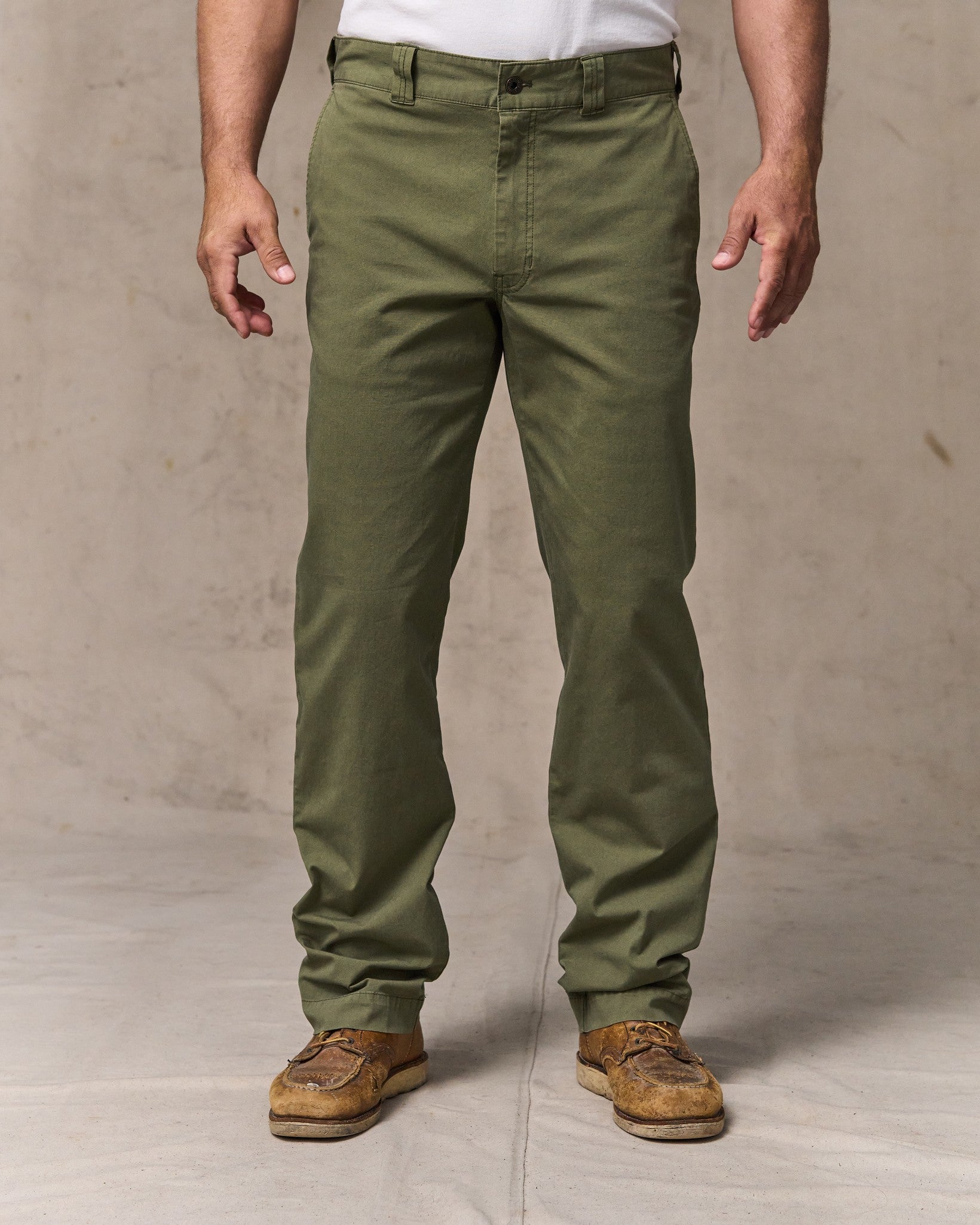 Granite Mountain Flat Front Pants - Burnt Olive