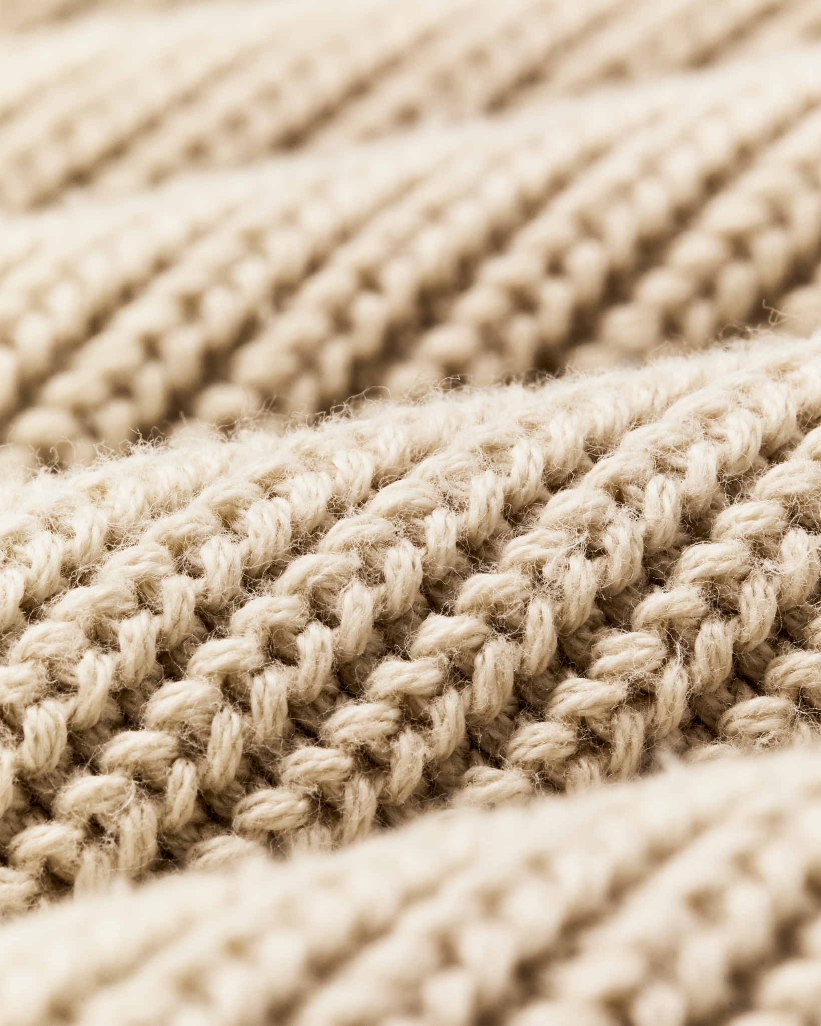 Vintage Cotton Crewneck Sweater - Natural - Image 6