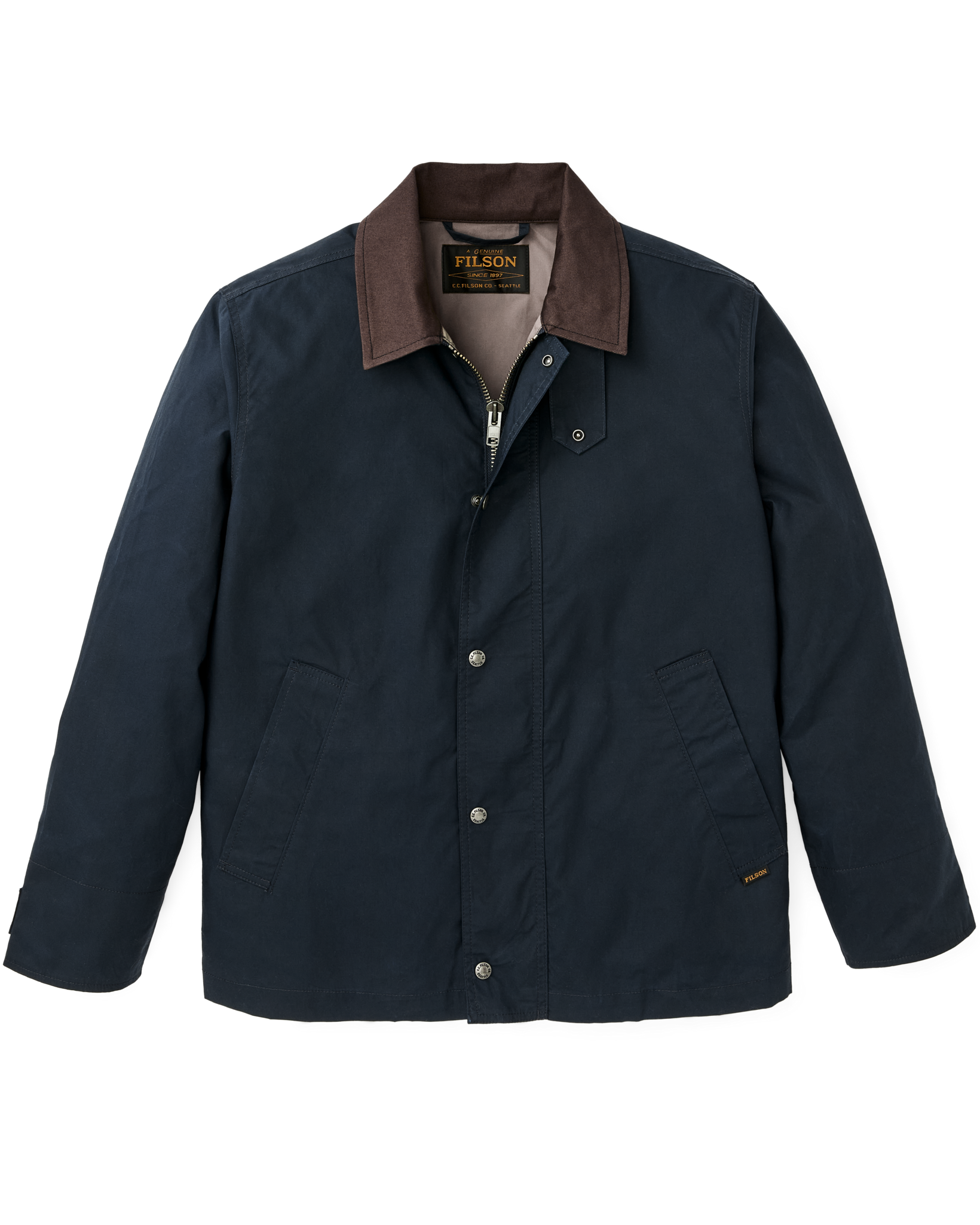 Dry Wax Short Field Jacket - Navy - Image 4