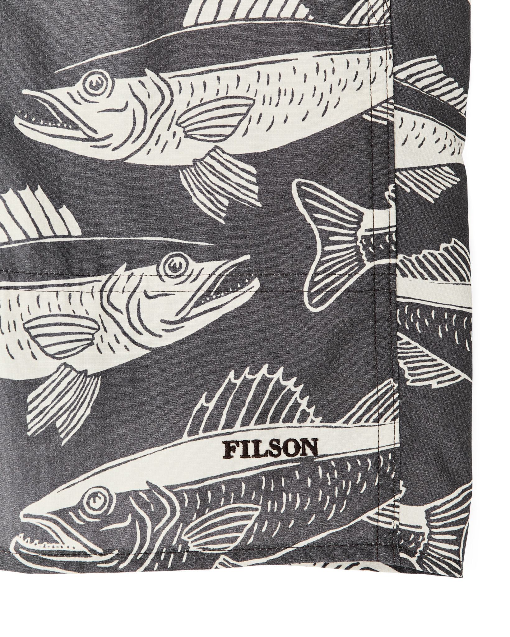 Oxbow Lake Trunks - Beluga Print - Image 9