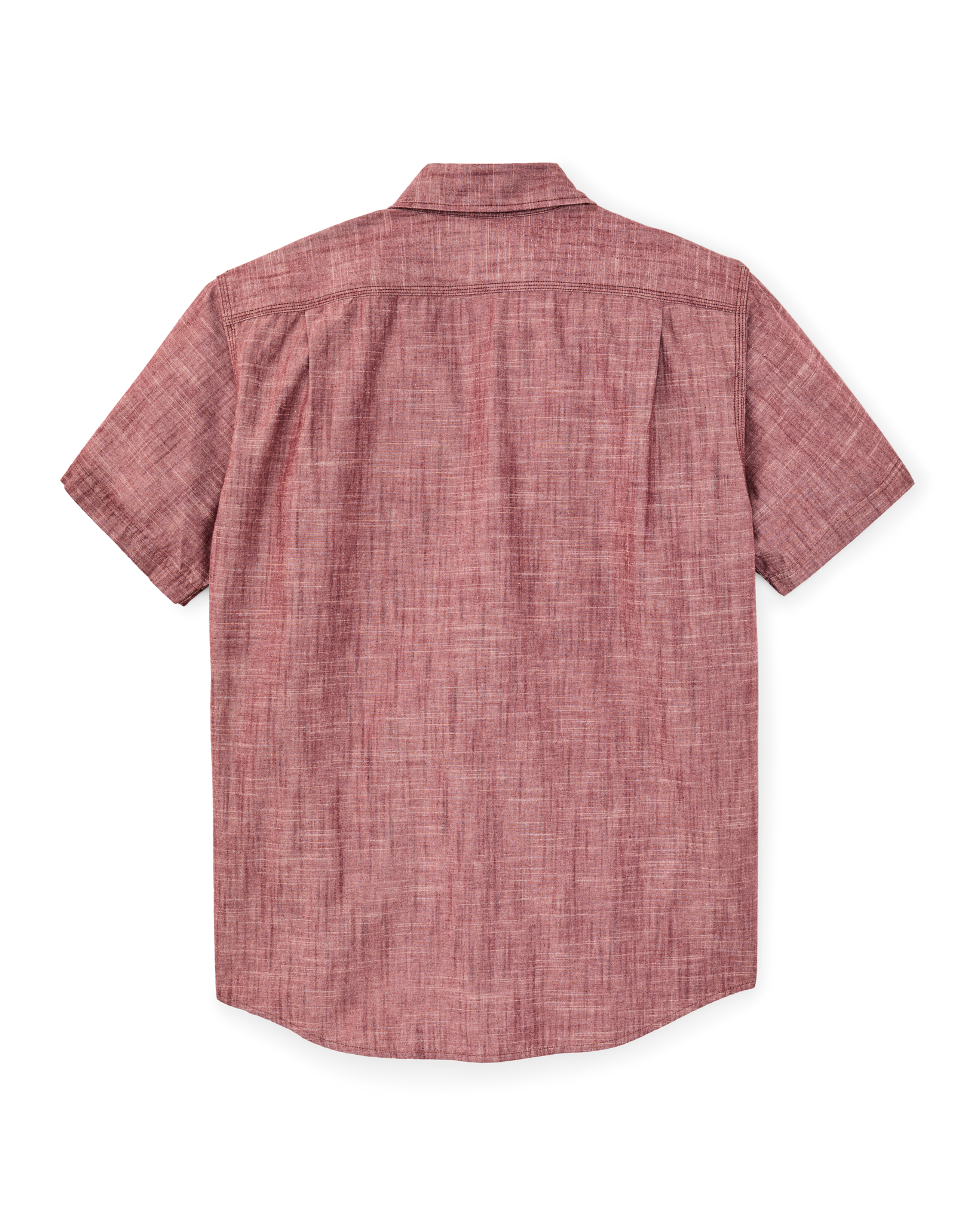 Short Sleeve Chambray Shirt - Sable - Image 2