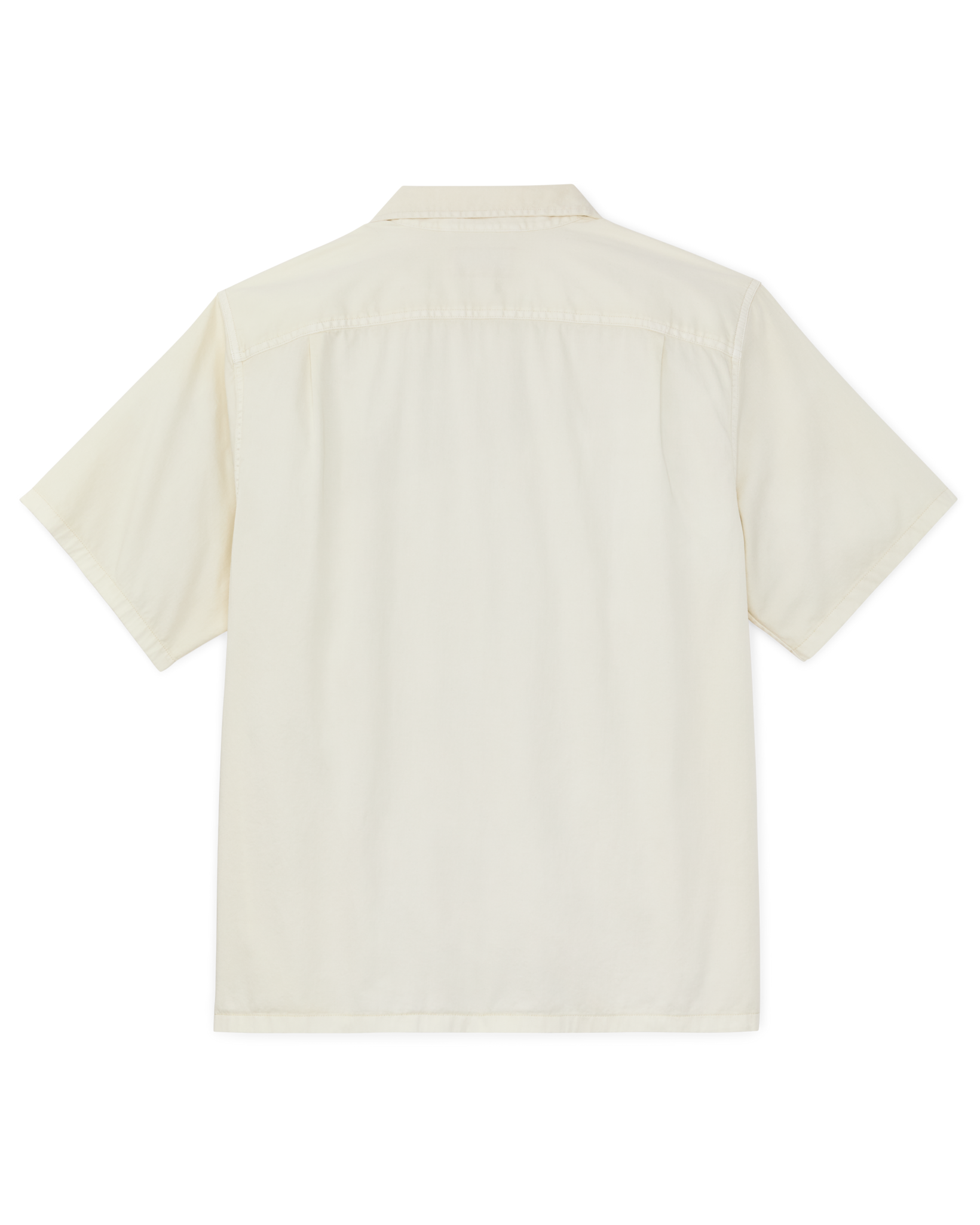 Short Sleeve 4.5-oz. Twill Shirt - Ivory - Image 6