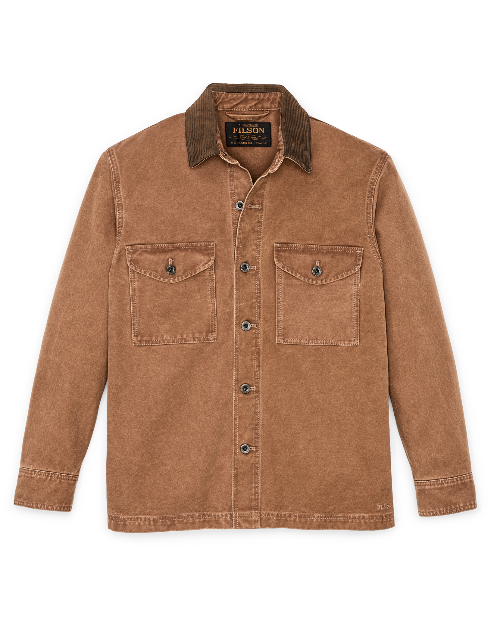 Rustic Canvas Jac-shirt - Whiskey - Image 6
