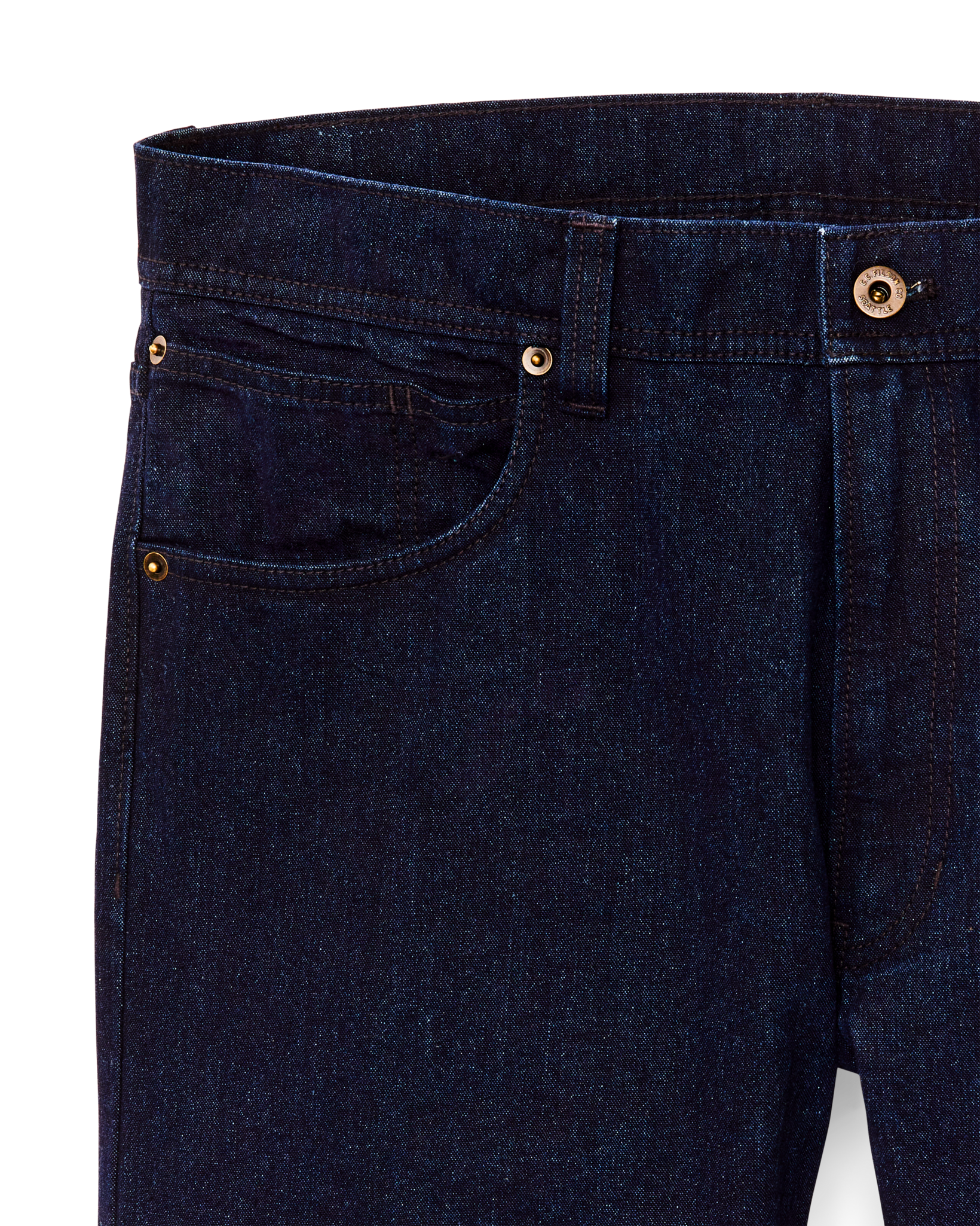 Dry Tin Cloth 5-pocket Pants - Indigo - Image 7