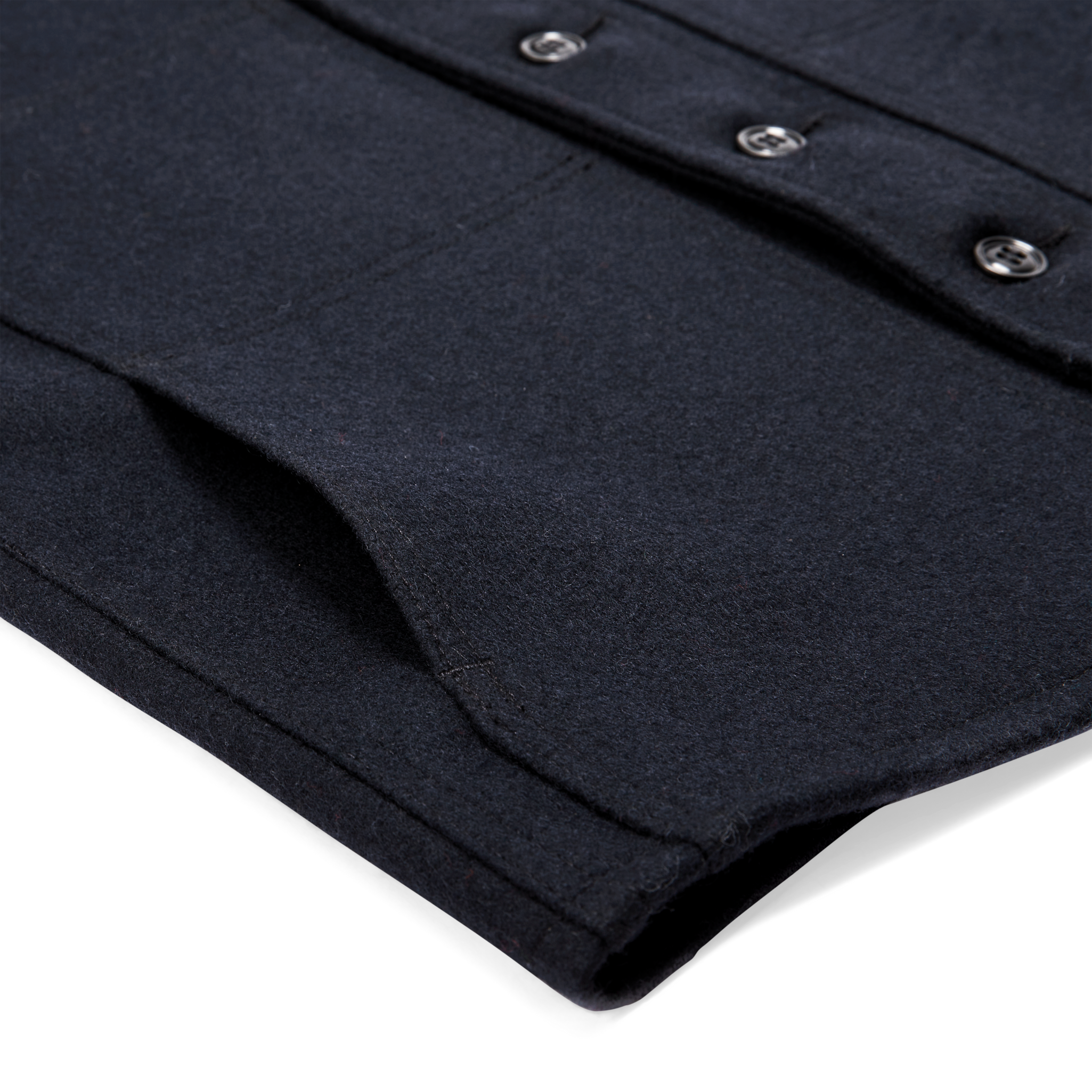 Mackinaw Wool Vest - Navy - Image 4