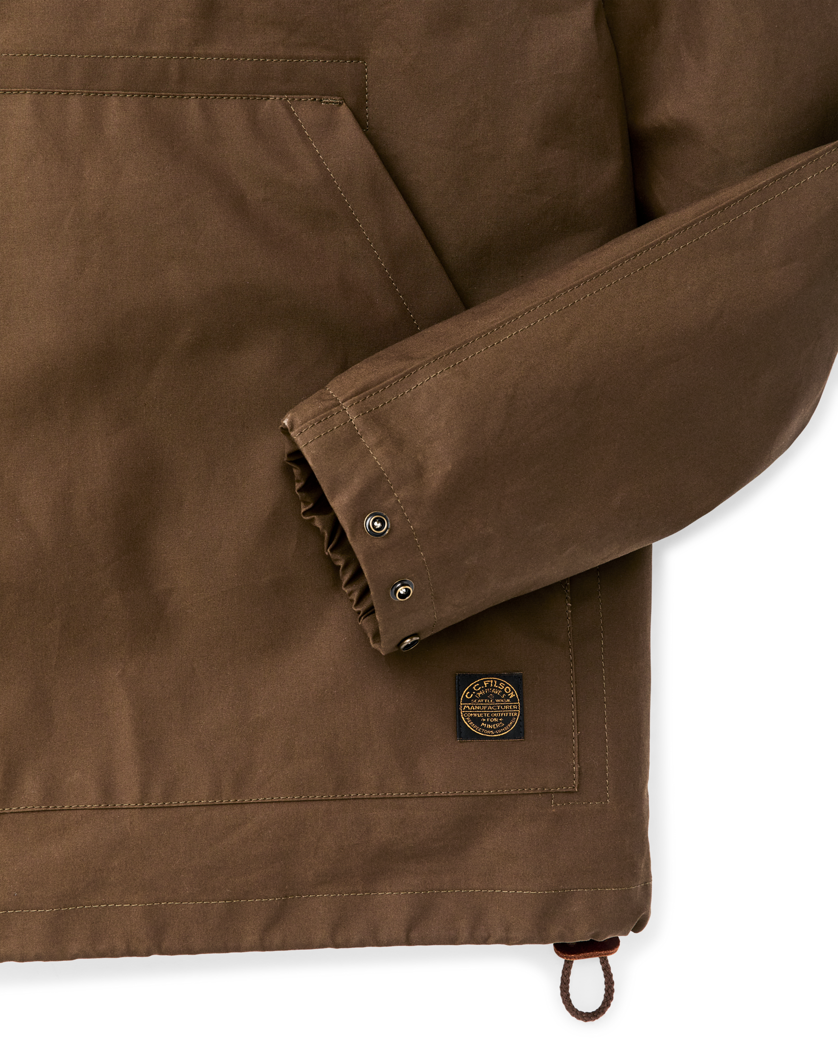 Dry Wax Anorak - Olive - Image 5