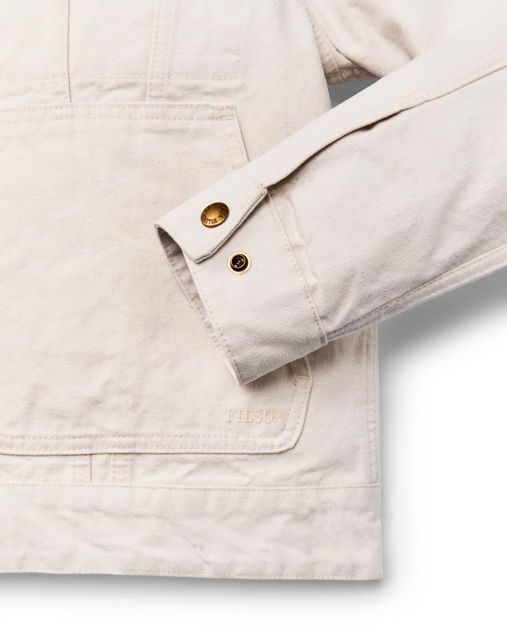 Women's Canvas Short Cruiser Jacket - Natural Seed - Image 8
