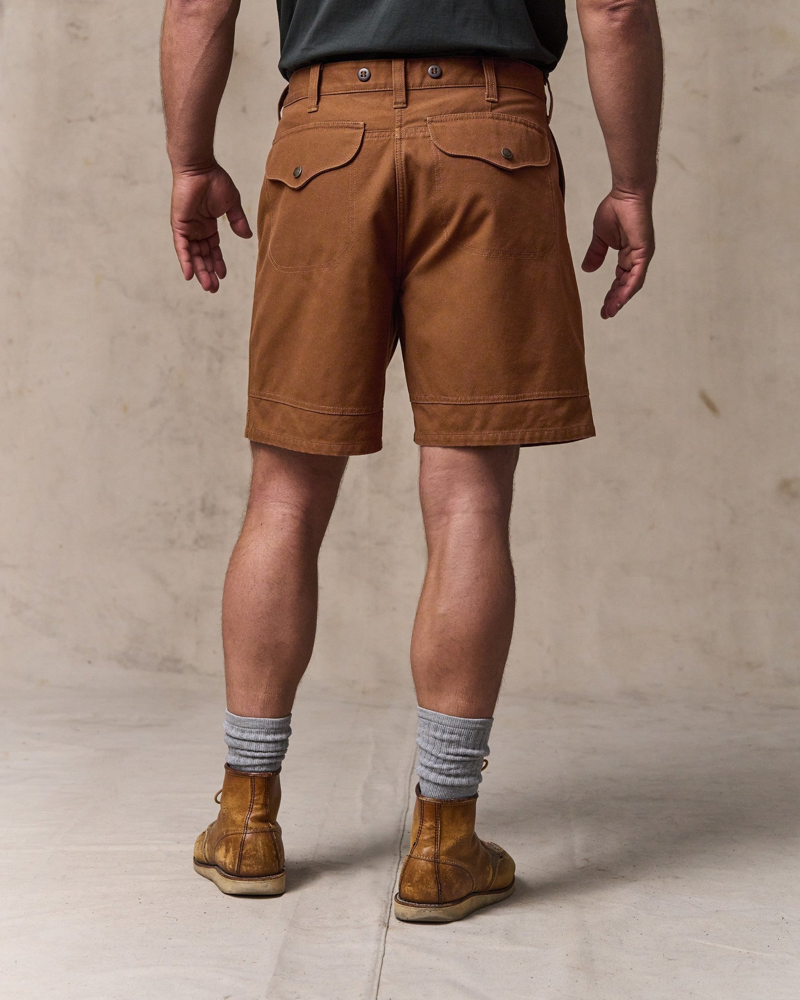Dry Tin Cloth Shorts - Whiskey - Image 2
