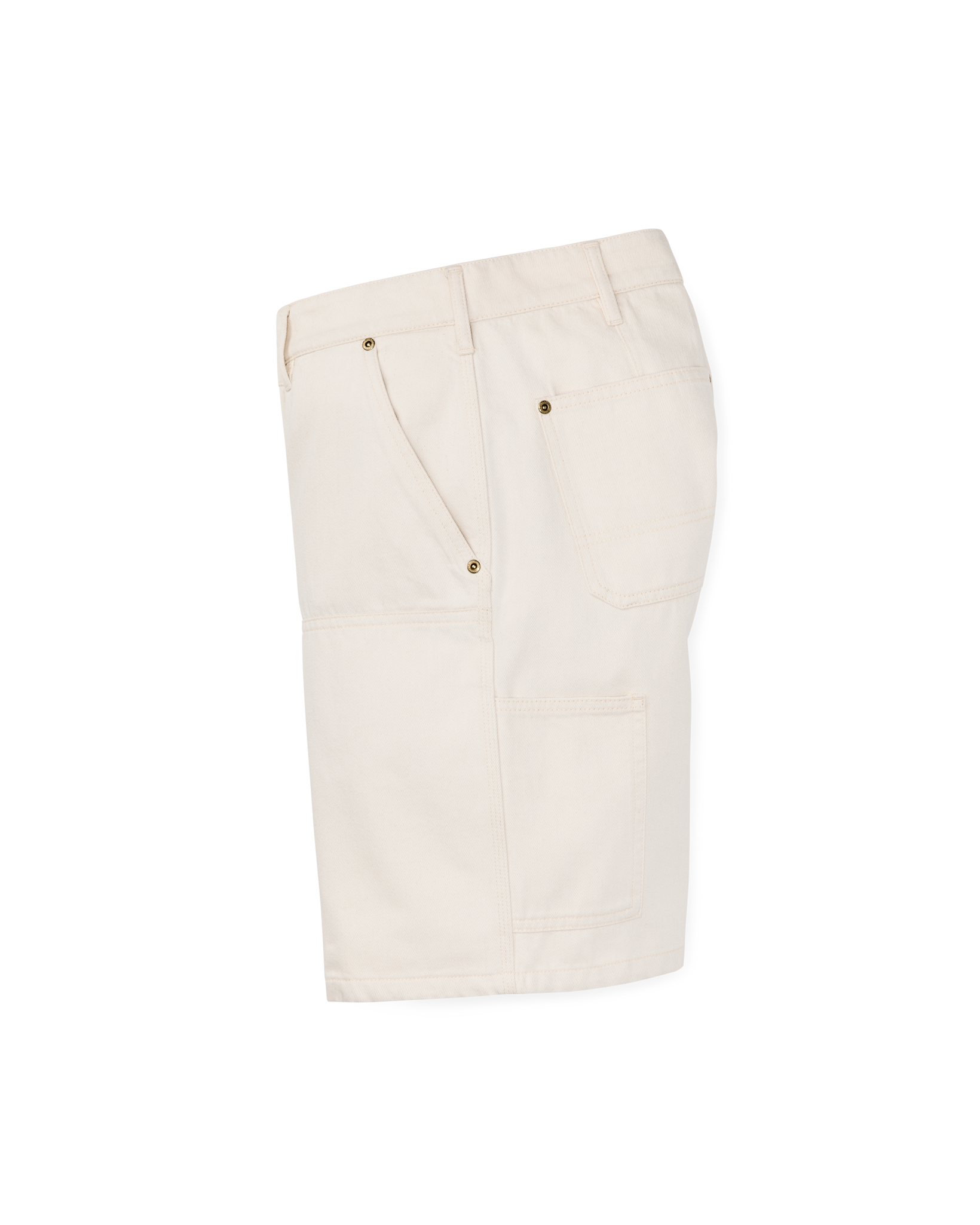 Women's 11-oz. Denim Work Shorts - Natural Seed - Image 4