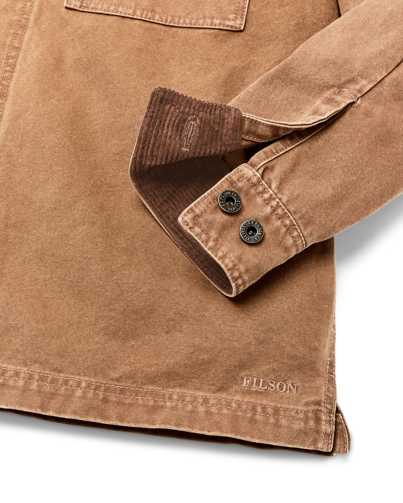Rustic Canvas Jac-shirt - Whiskey - Image 9
