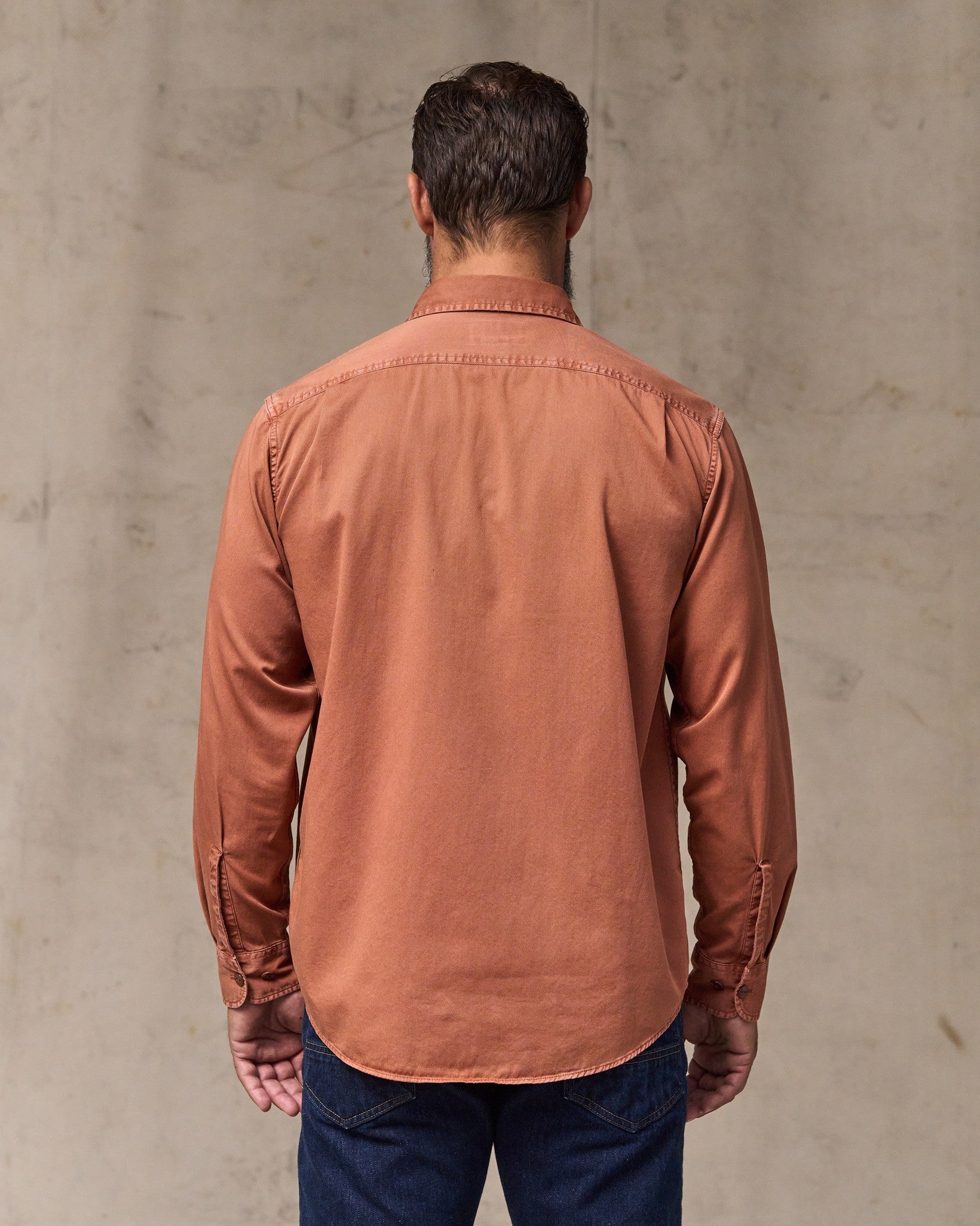 4.5-oz. Twill Shirt - Copper Brown - Image 2