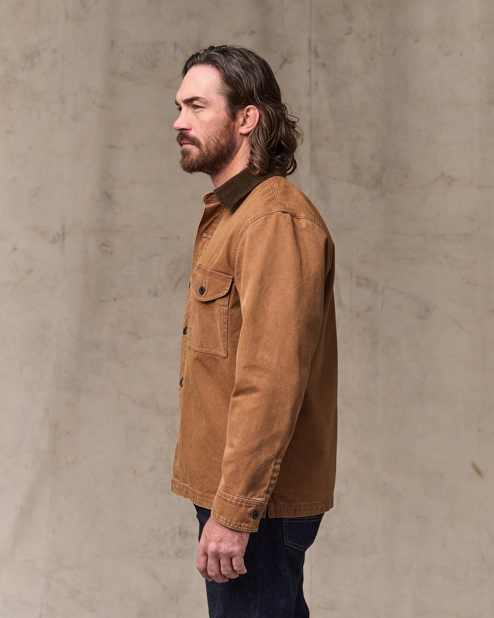 Rustic Canvas Jac-shirt - Whiskey - Image 3