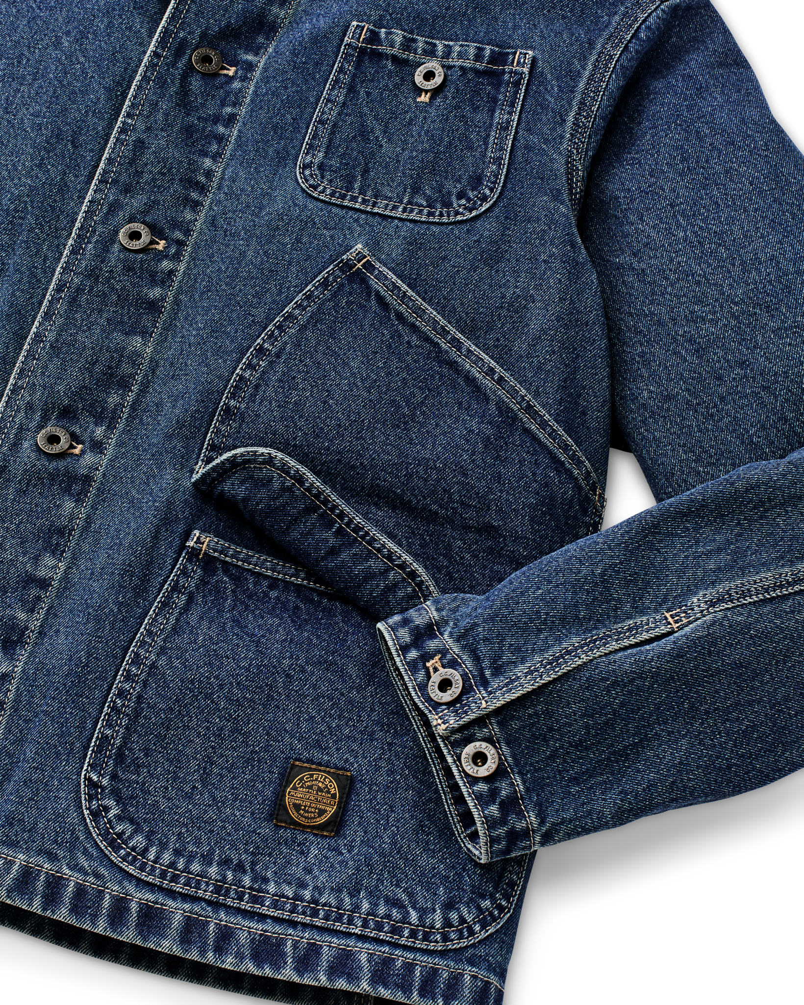 11-oz. Denim Outfitter Jacket - Light Indigo - Image 4