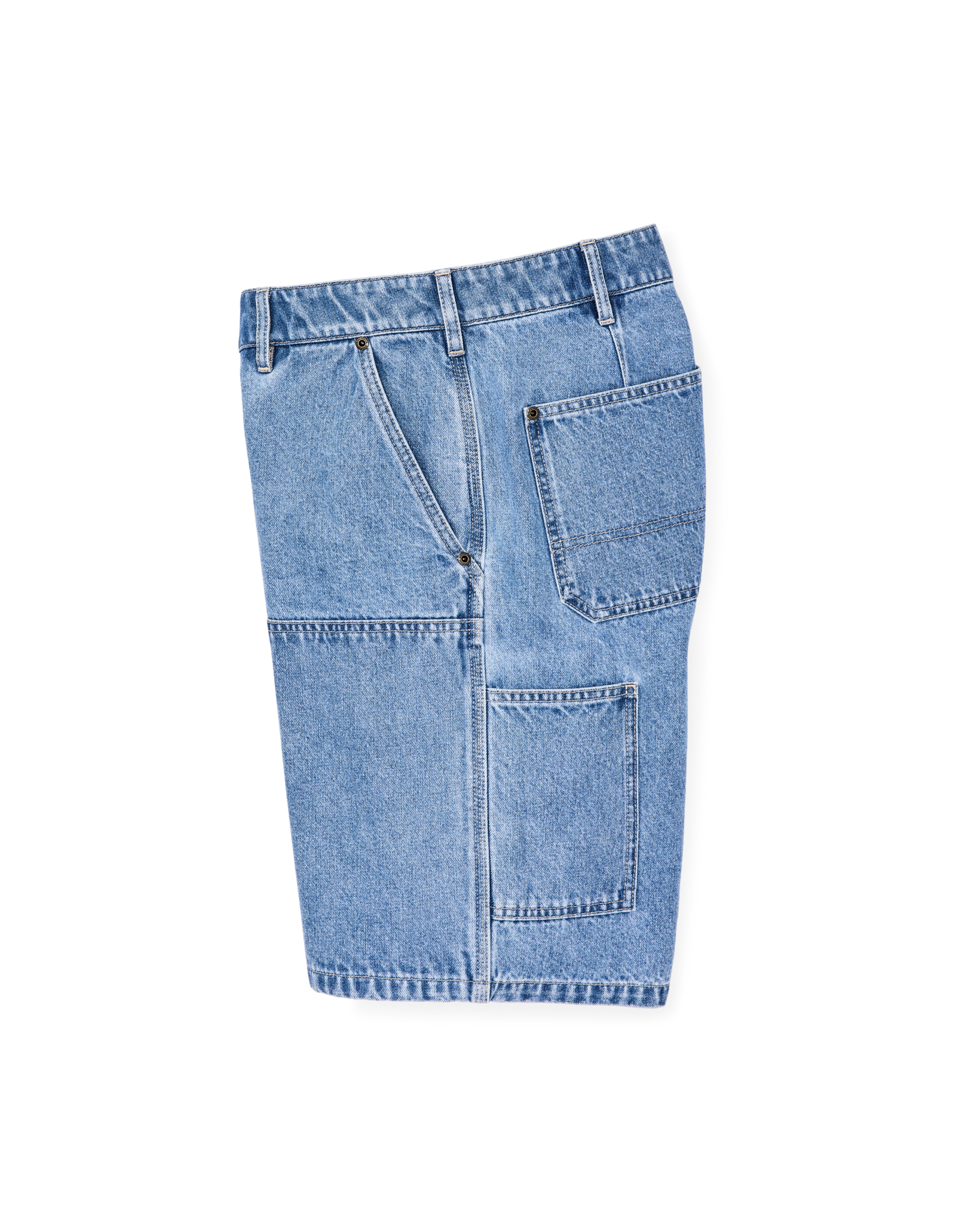 Women's 11-oz. Denim Work Shorts - Medium Indigo - Image 3