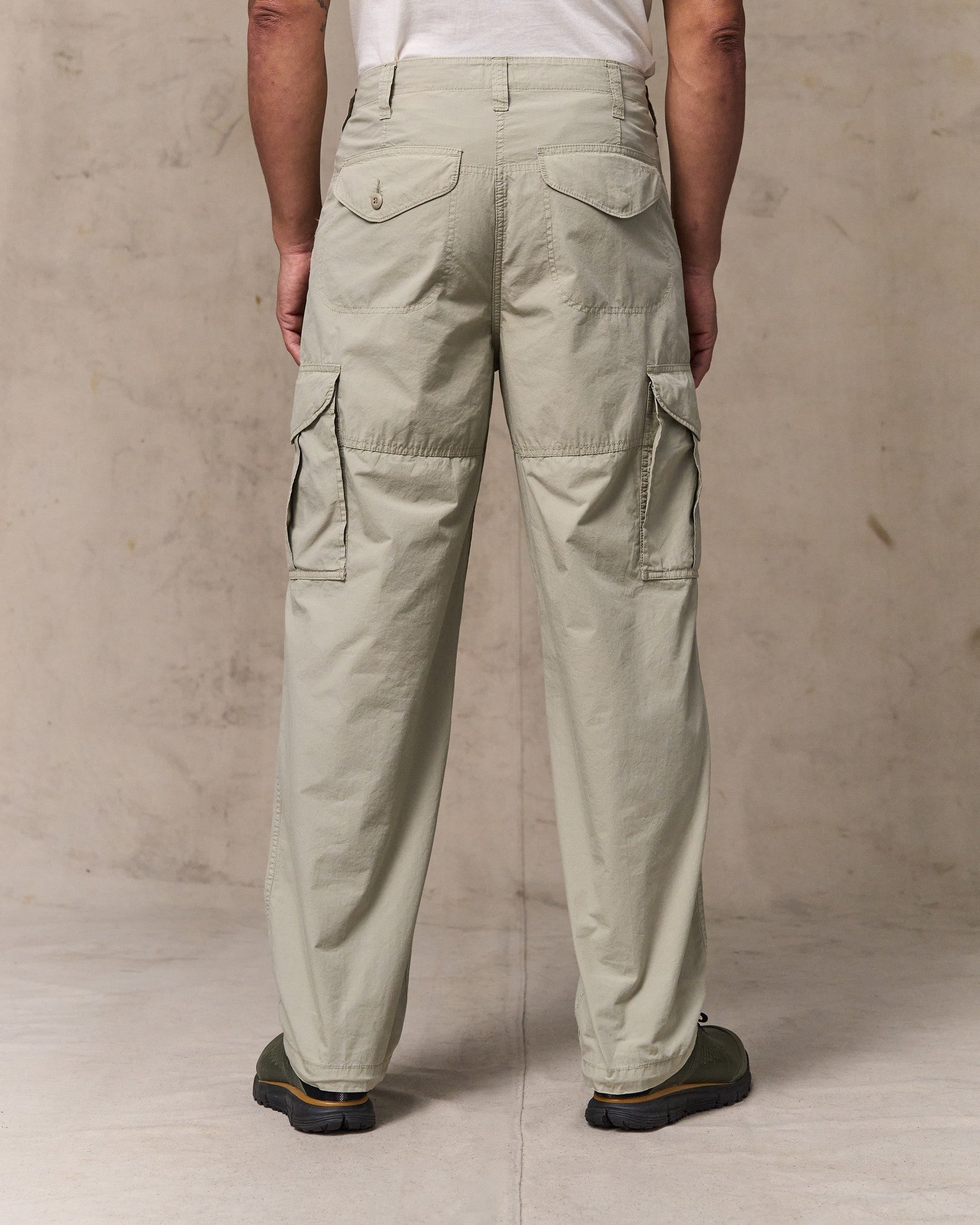 Tropical Poplin Cargo Pants - Dried Sage - Image 2
