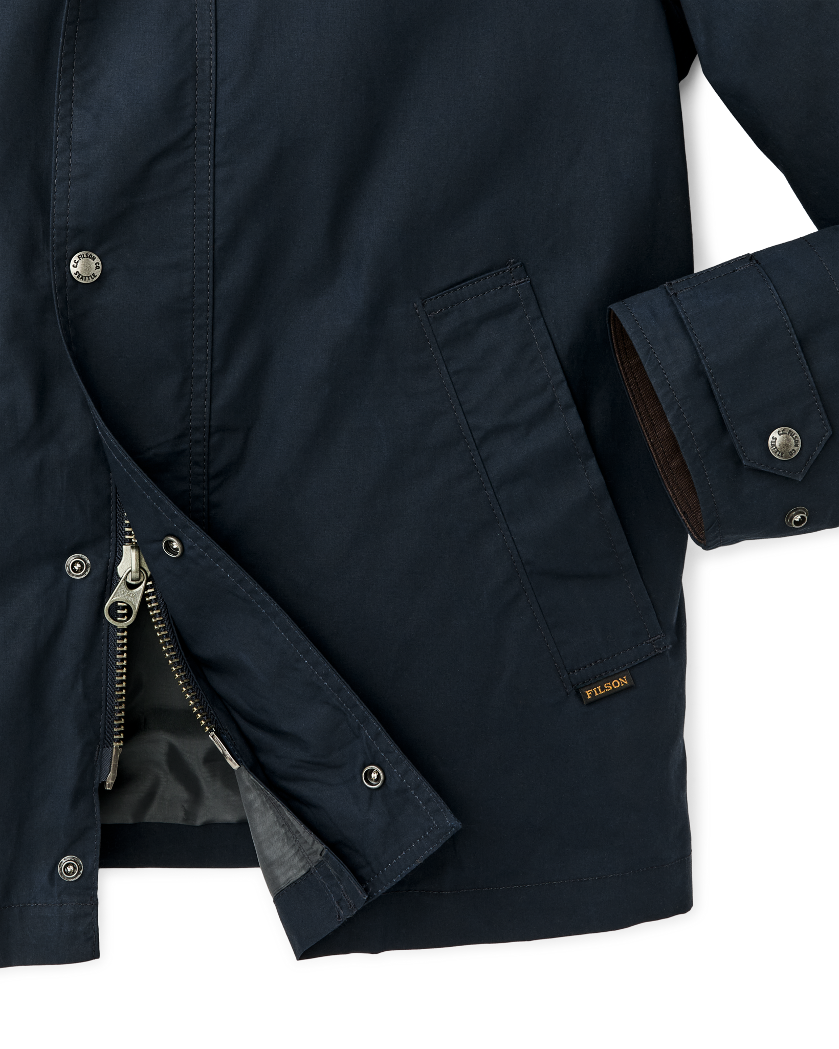 Dry Wax Short Field Jacket - Navy - Image 9