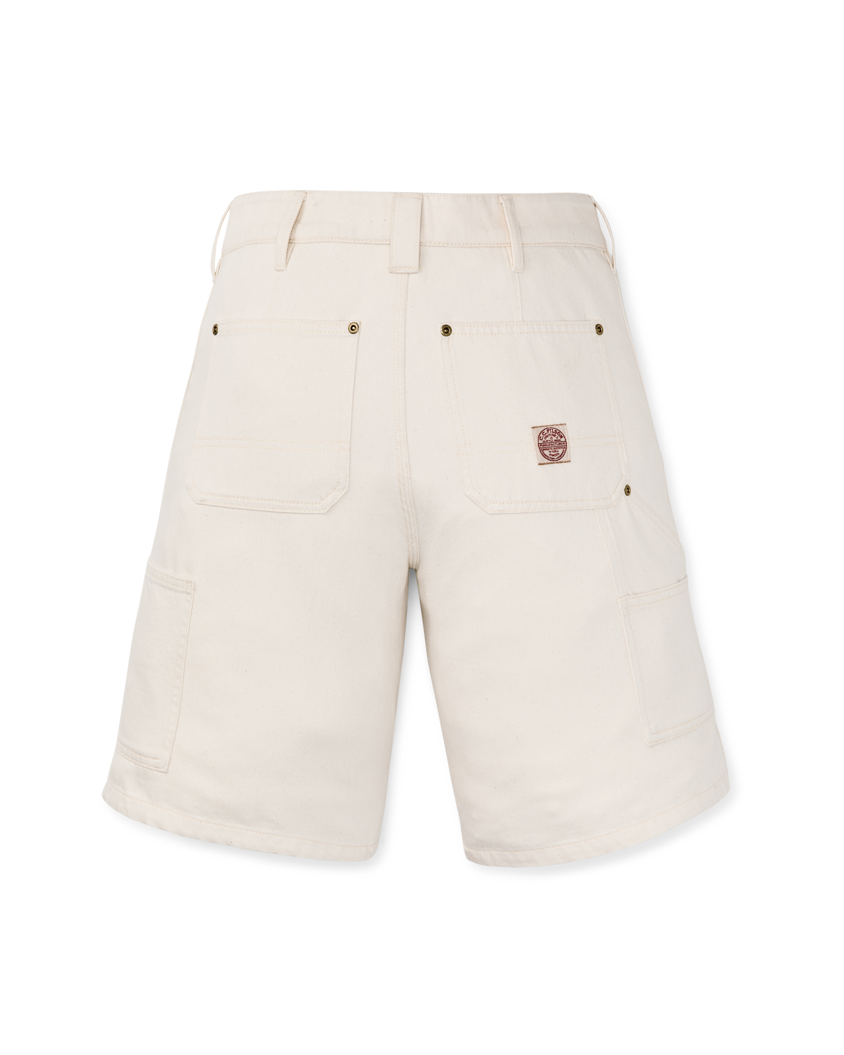 Women's 11-oz. Denim Work Shorts - Natural Seed - Image 2